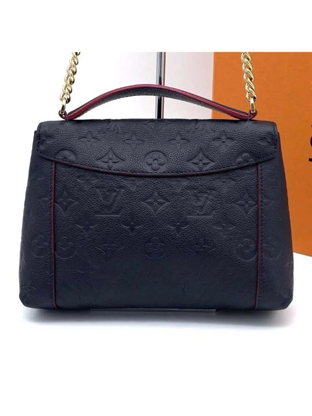 Louis Vuitton Monogram Empreinte Blanche BB Shoulder Bag